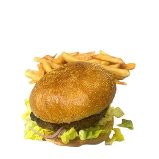 GOD FATHER BURGER W/FRIES